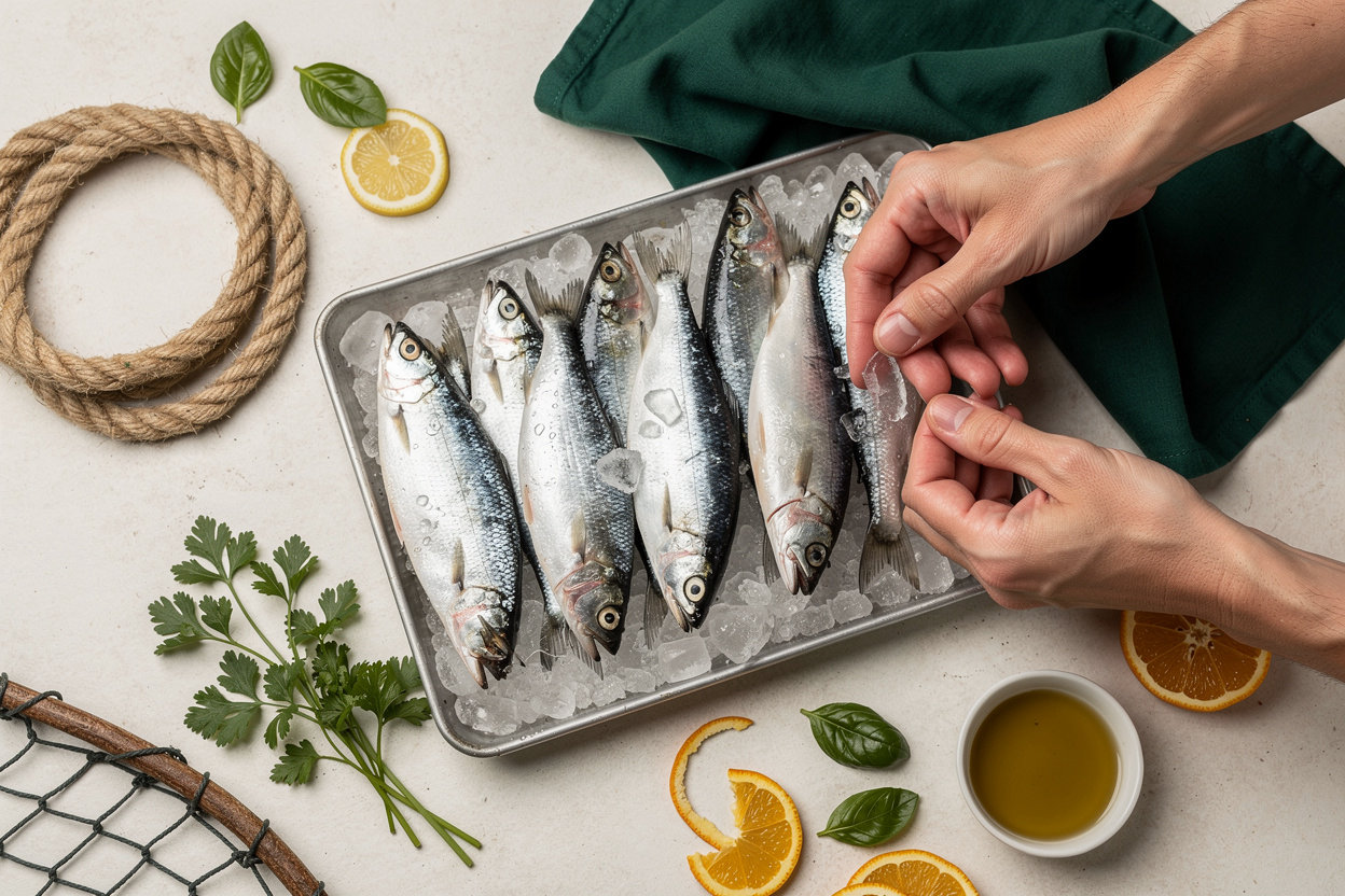 Mike's Sardines fresh seafood sourcing and sustainable fishing practices in San Diego